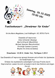 Familienkonzert Ohrwürmer